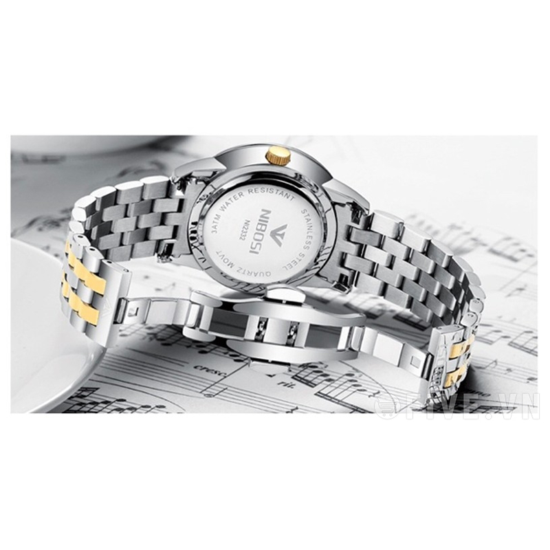 WW0753 Nibosi Day Date Chain Watch