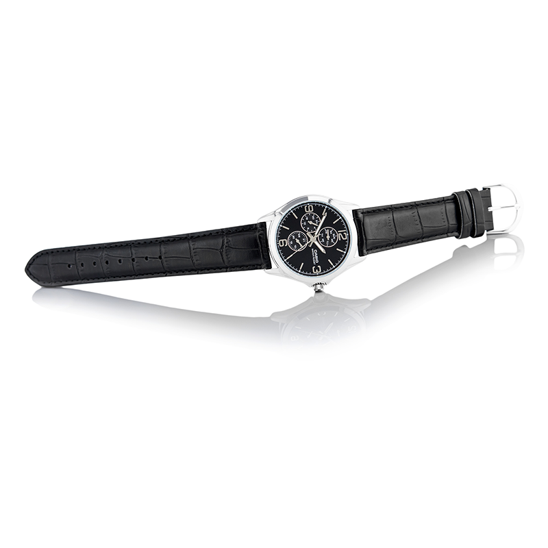WW0034 Casio Enticer Multifunction Silver Belt Watch MTP-V301L-1AUDF