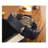 WW0293 IBSO Slim Leather Belt Watch S8281G