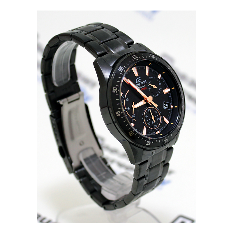 WW0226 Casio Edifice Chronograph Stainless Steel Black Chain Watch EFV-540DC-1BVUDF