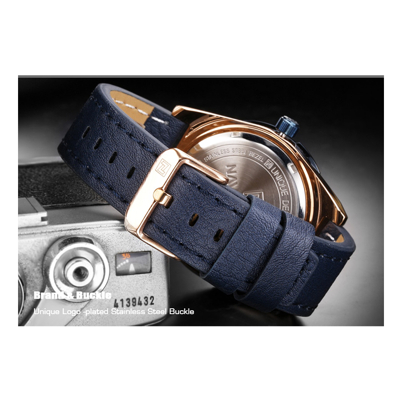 WW0059 Naviforce Day Date Belt Watch NF9118M