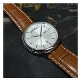 WW0735 IBSO Day Date Leather Belt Watch S3978G