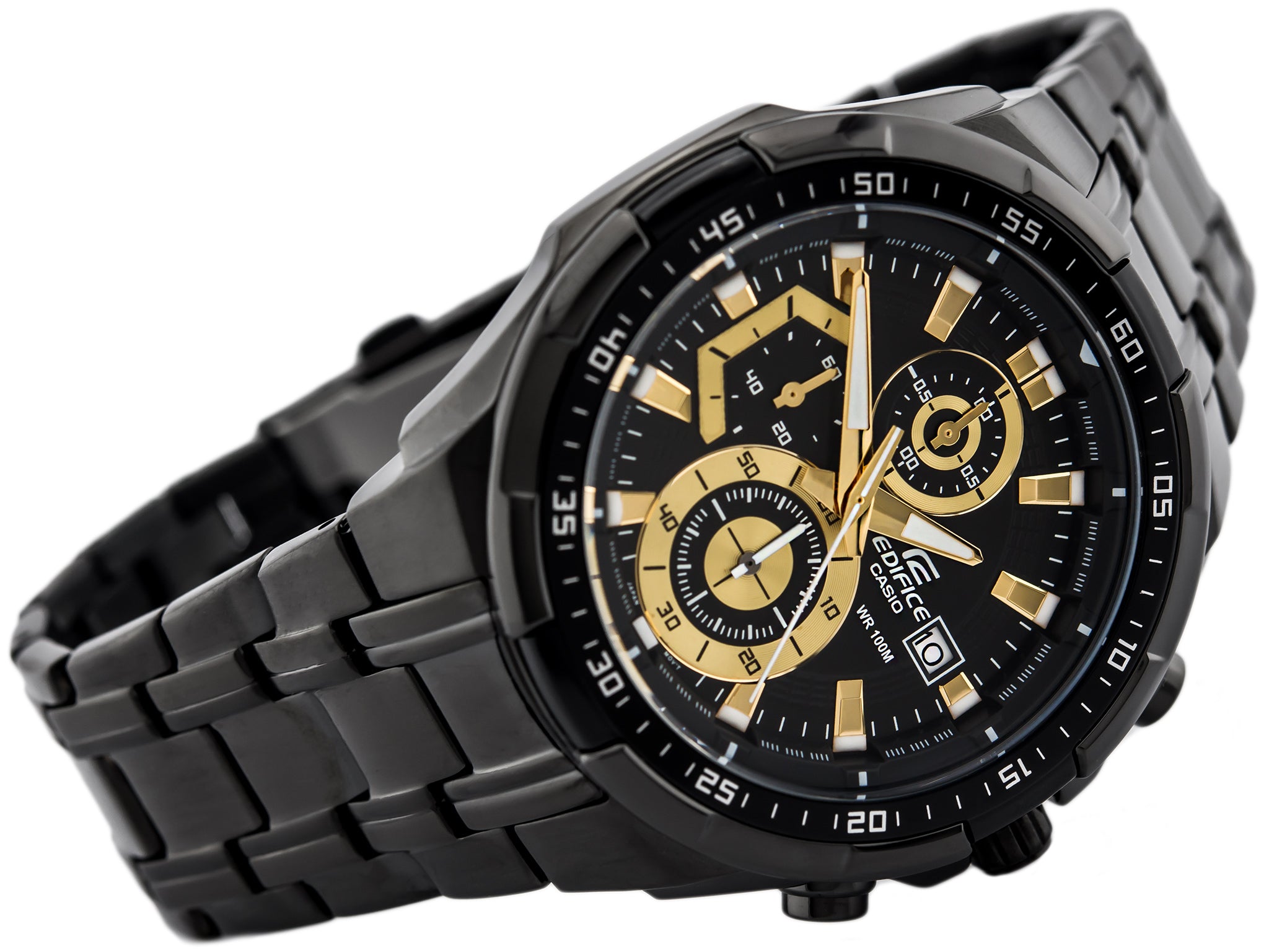 WW0665 Casio Edifice Chronograph Chain Watch EFR-539BK-1AVUDF