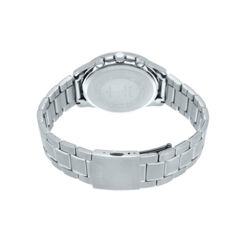 WW0368 Casio Enticer Multifunction Silver Chain Watch MTP-1375D-7A2VDF