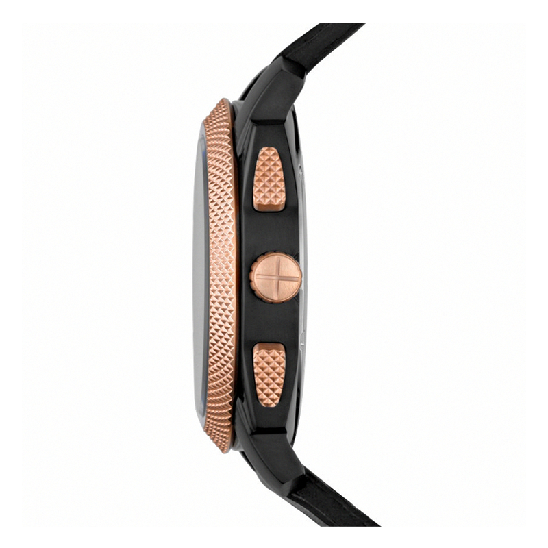 WW0269 Fossil Machine Chronograph Leather Belt Watch FS4715