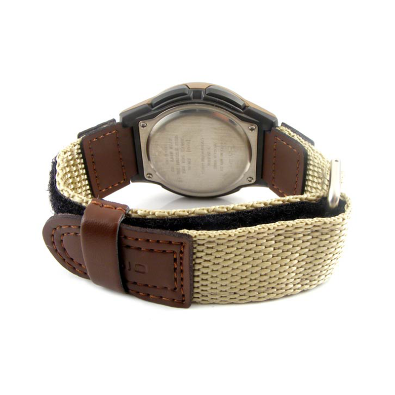 WW0399 Casio Youth Dual Time Nylon Belt Watch AW-80V-5BVDF