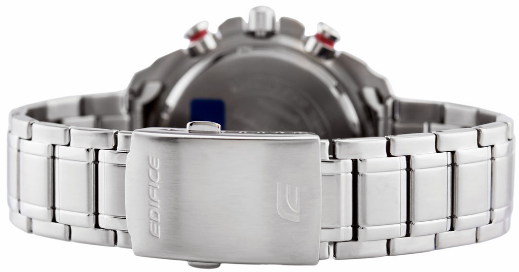 WW0084 Casio Edifice Solar Chronograph Stainless Steel Chain Watch EQS-600DB-1A4UDF