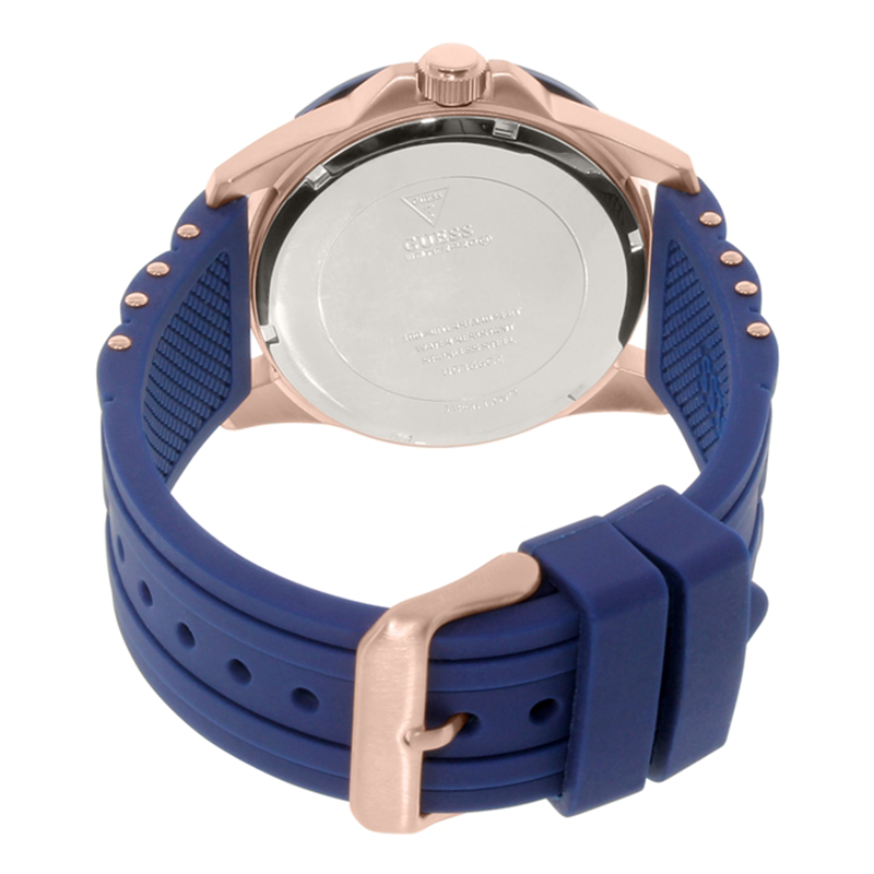 WW0547 Guess Oasis Blue Day Date Belt Watch W0366G4
