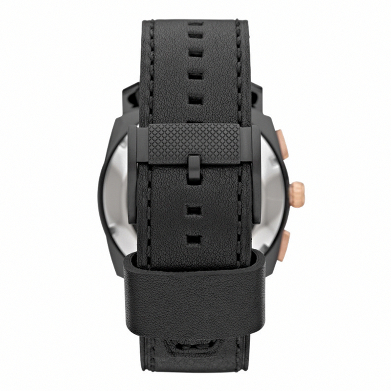 WW0269 Fossil Machine Chronograph Leather Belt Watch FS4715