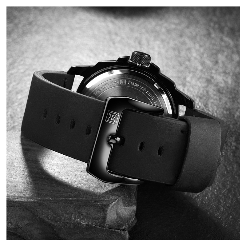 WW1114 Naviforce Multifunction Leather Belt Watch NF9116M