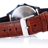 WW0072 Casio Enticer Day Date Blue Leather Belt Watch MTP-1384BUL-5AVDF