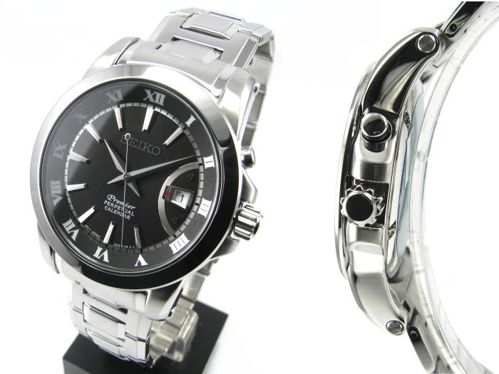 WW0823 Seiko Premier Prepetual Calender Chain Watch SNQ141P1