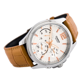 WW0032 Casio Enticer Multifunction Leather Belt Watch MTP-E305L-7A2VDF
