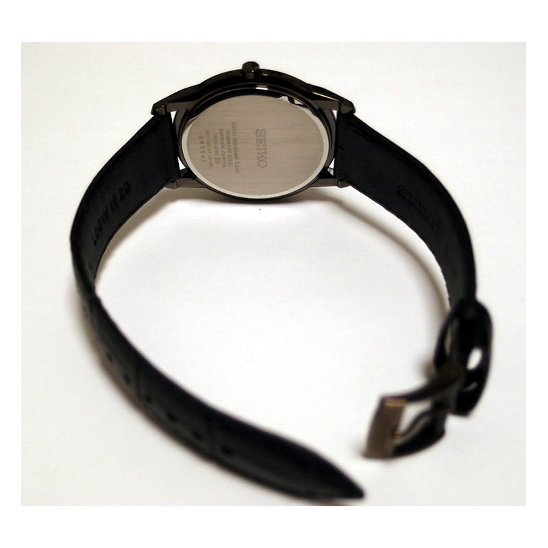 WW0914 Seiko Slim Date Leather Belt Watch SKP375P1