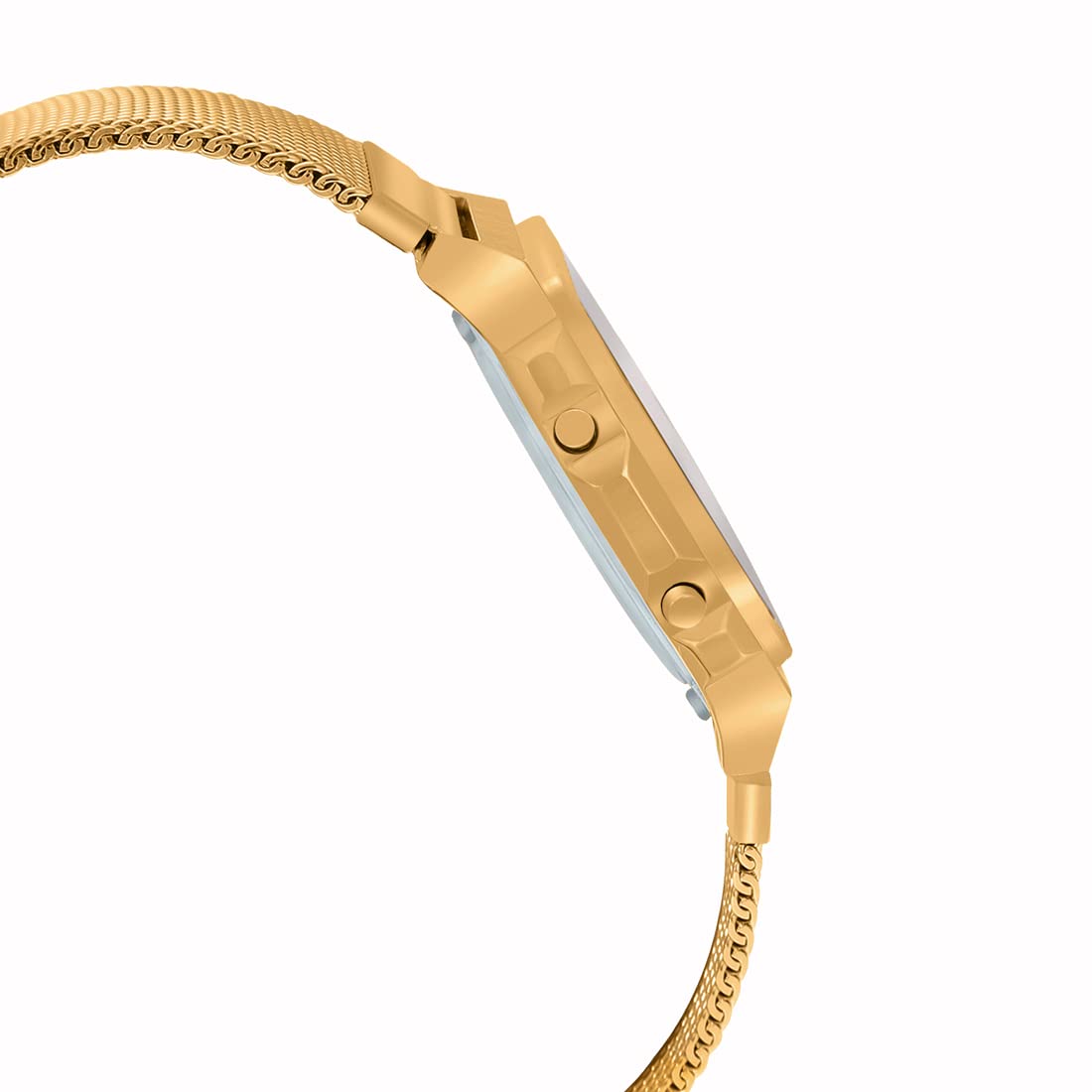 WW1918 Casio Vintage Illuminator Stainless Steel Golden Mesh Chain Watch A1000MG-9EF