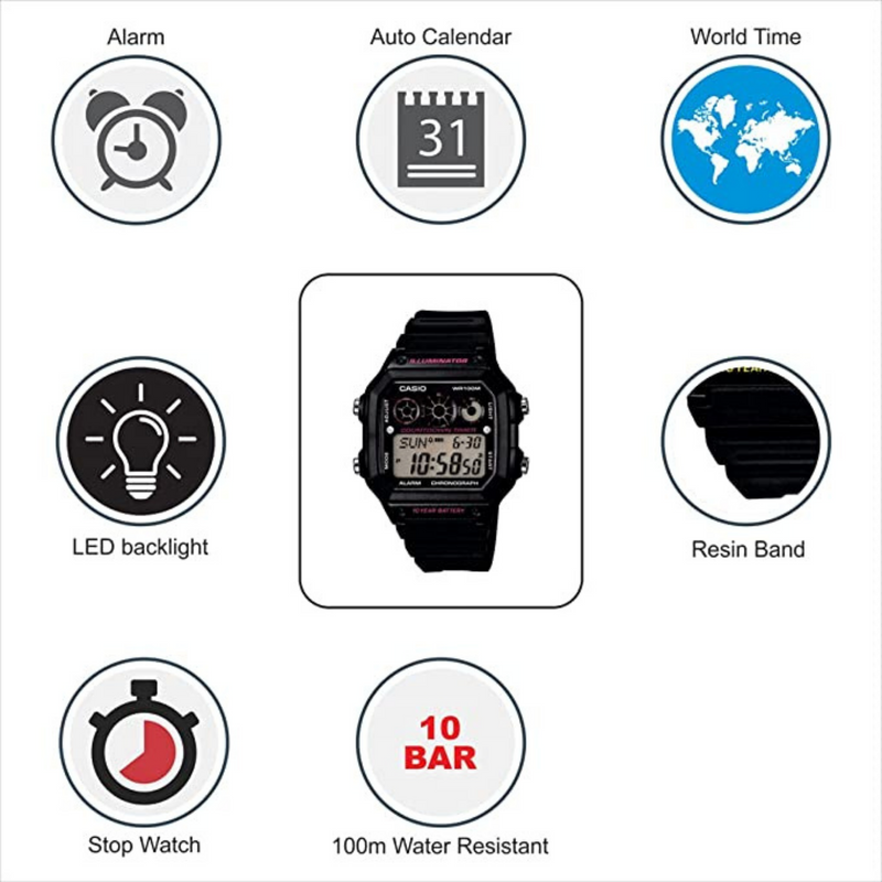 Casio AE-1300WH-1A2VDF Watch