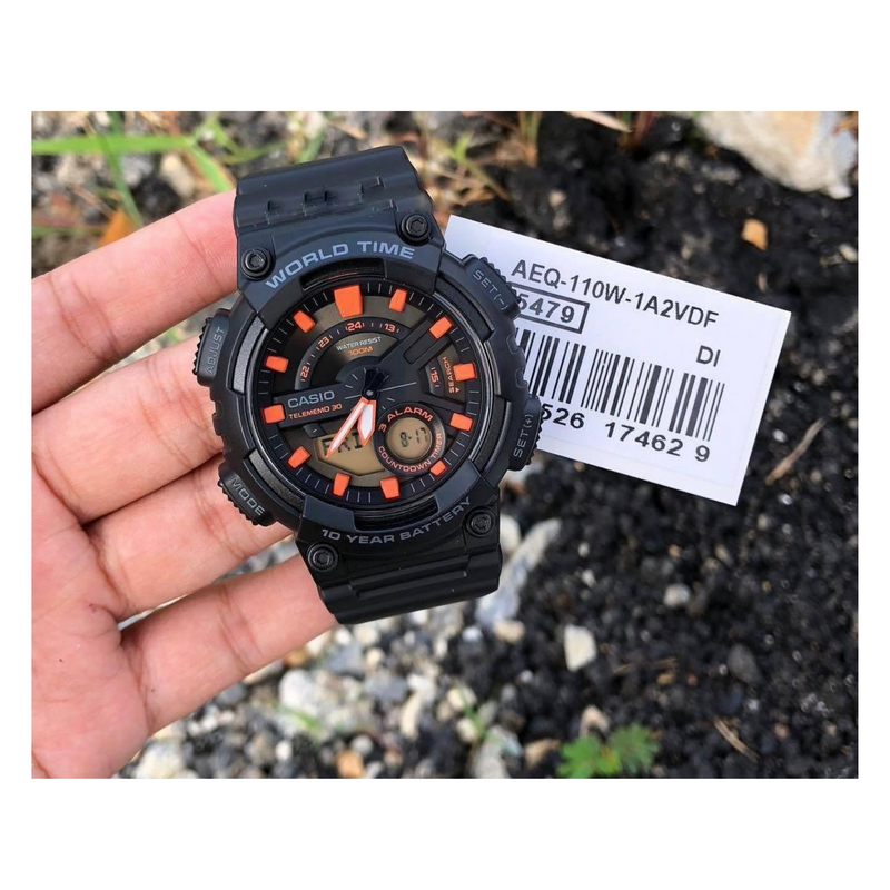 Casio Sports Dual Time Watch AEQ 110W 1A2VDF in Bangladesh