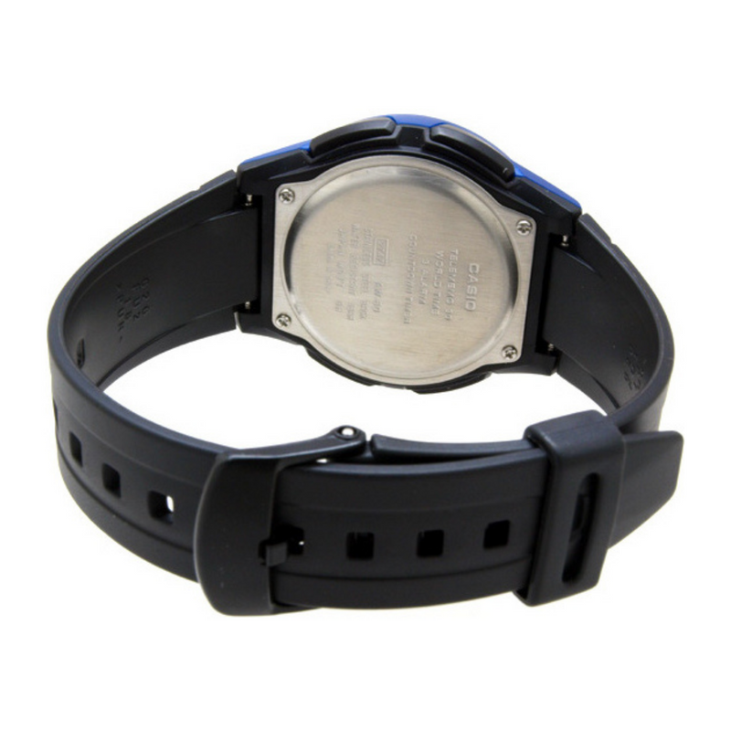 WW1310 Casio Youth Dual Time Resin Belt Watch AW-80-2BVDF