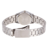 WW1347 Casio Standard Day Date Silver Ladies Chain Watch LTP-V006D-7BUDF