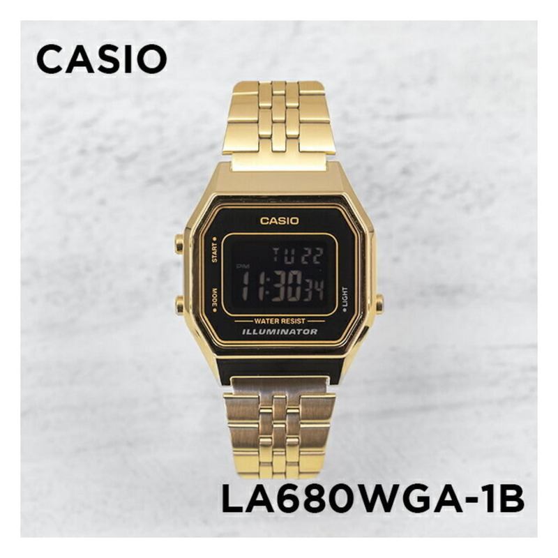 Casio LA680WGA-1BDF Watch