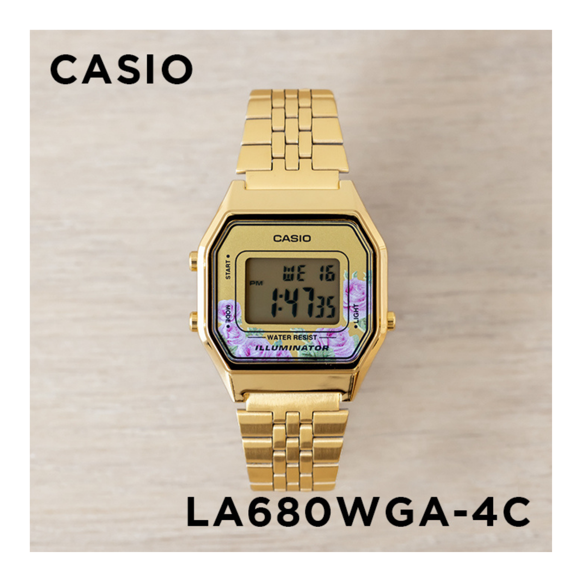 Casio LA680WGA-4CDF Watch
