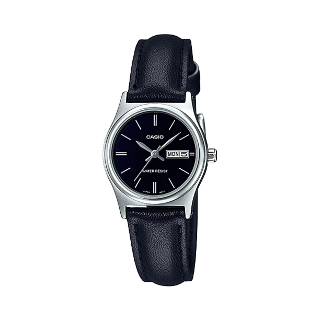 WW1338 Casio Standard Day Date Ladies Belt Watch LTP-V006L-1B2UDF