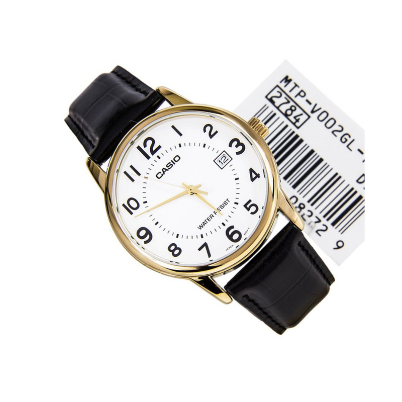 WW1608 Casio Classic Date Golden Belt Watch MTP-V002GL-7BUDF