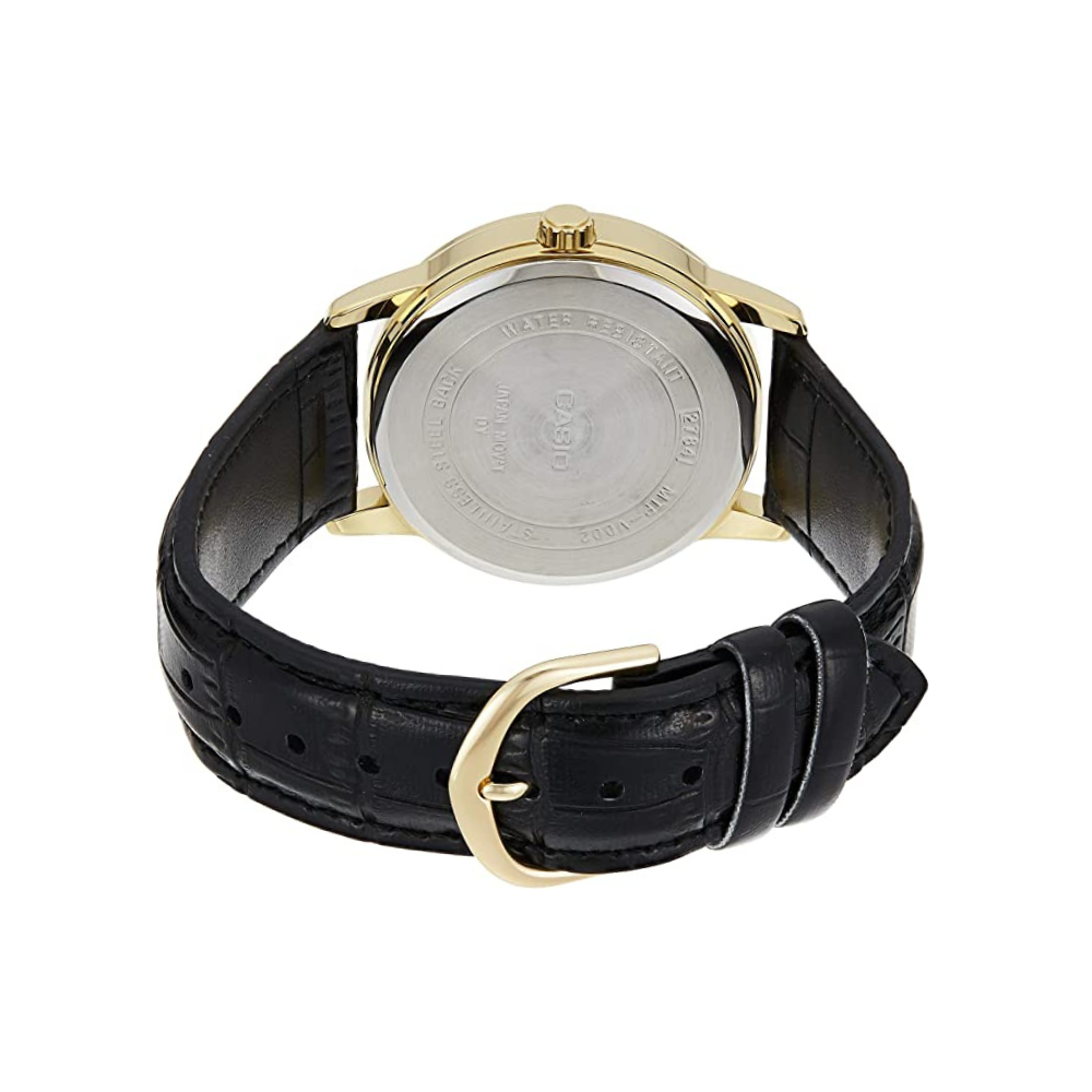 WW1608 Casio Standard Date Golden Belt Watch MTP-V002GL-7BUDF
