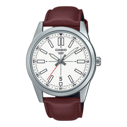 WW1606 Casio Enticer Date Silver Belt Watch MTP-VD02L-7EUDF