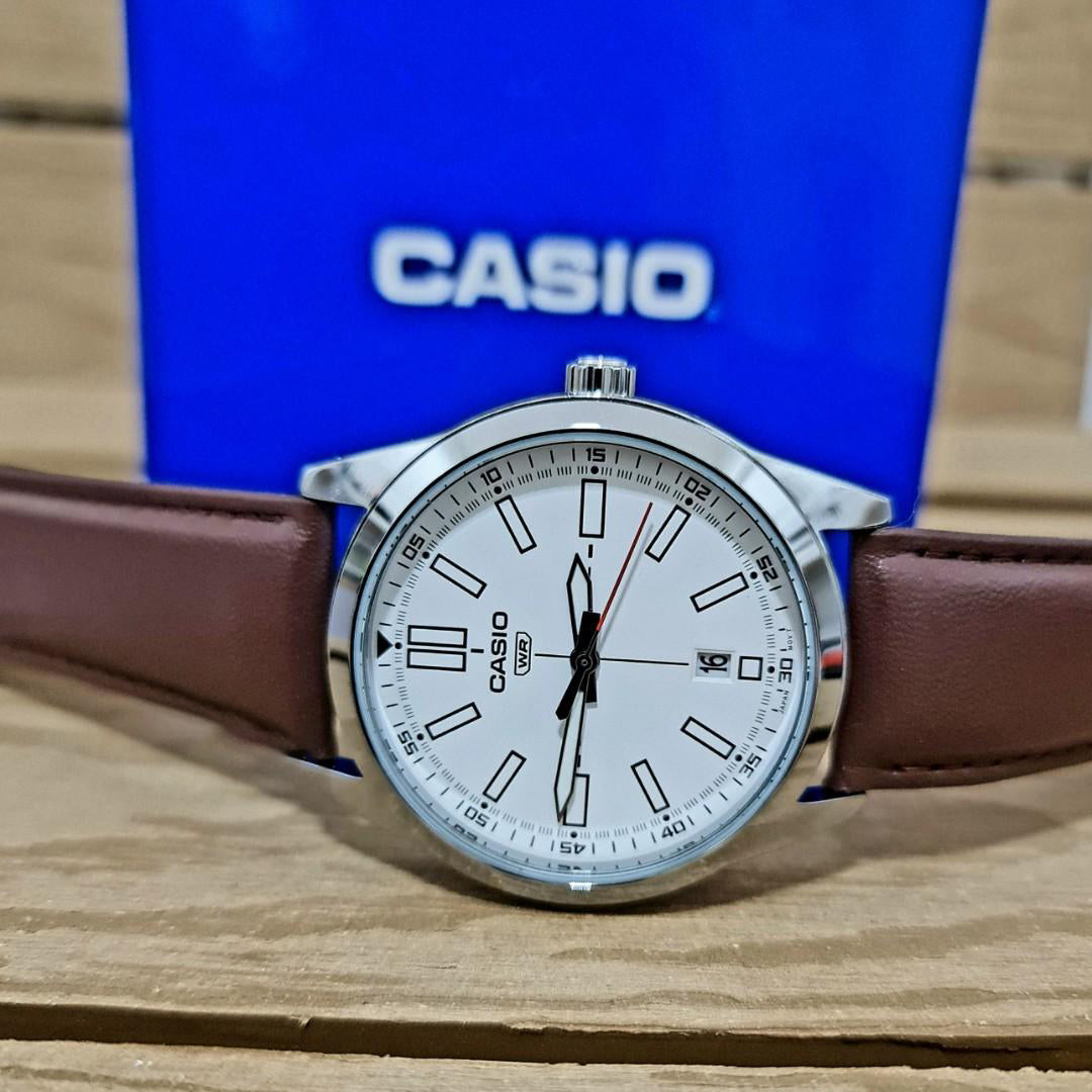 WW1606 Casio Standard Date Belt Watch MTP-VD02L-7EUDF