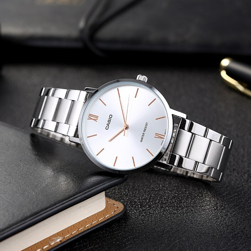 Orologio Casio MTP-VT01D-7B Analogico Argento Acciaio Inox Quarzo Romano Uomo Orologio Casio MTP-VT01D-7B Analogico Argento Acciaio Inox Quarzo Romano Uomo