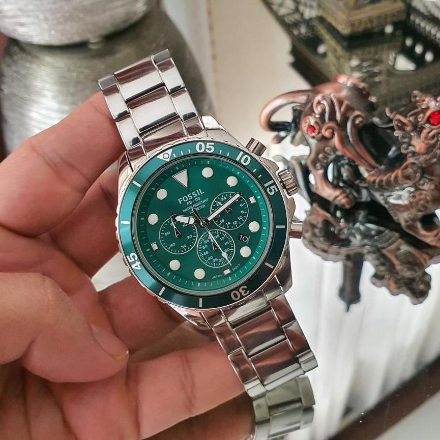 WW1705 Fossil FB-03 Chronograph Stainless Steel Chain Watch FS5726