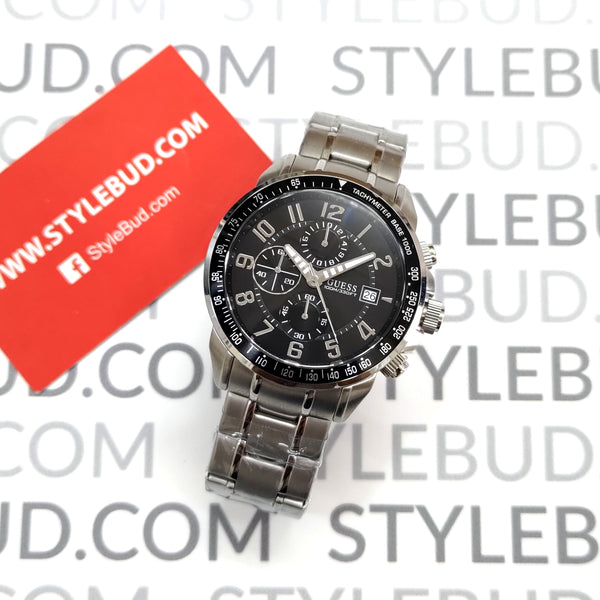 WW0695 Guess Waterpro Chronograph Stainless Steel Silver Chain Watch U15072G1
