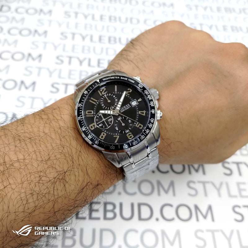 Guess waterpro stainless steel watch deals