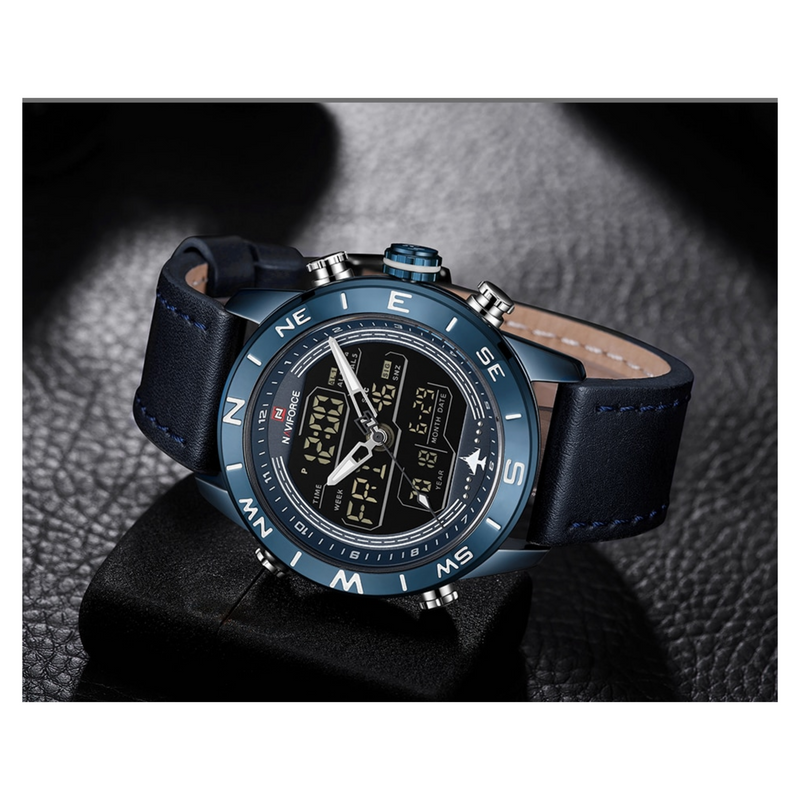 Naviforce Blue Leather Belt Watch NF9144M in Bangladesh STYLEBUD.COM