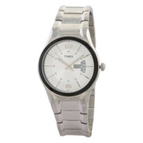 WW1085 Timex Day Date Stainless Steel Chain Watch TWEG051HH