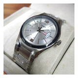 WW1085 Timex Day Date Stainless Steel Chain Watch TWEG051HH