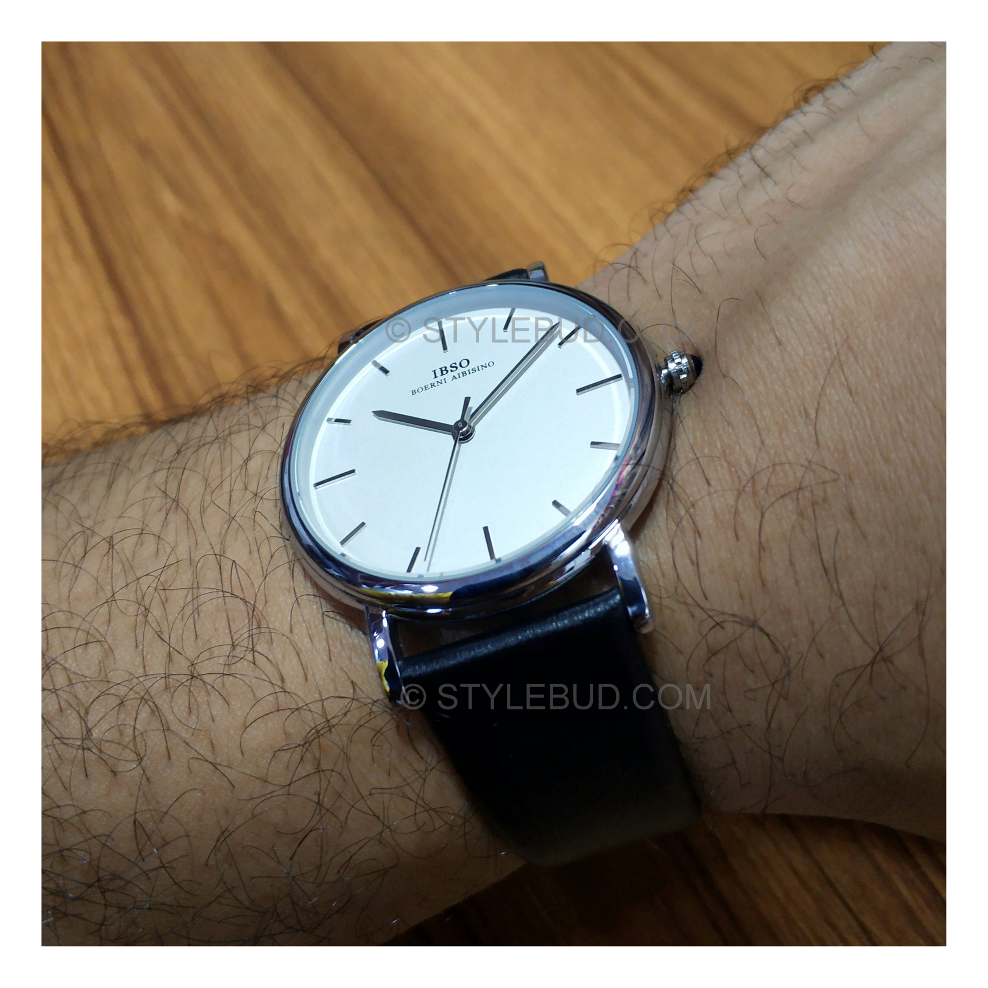 WW0328 IBSO Slim Leather Belt Watch S8200G