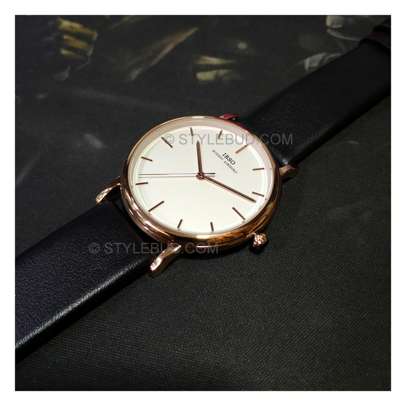 WW0329 IBSO Slim Leather Belt Watch S8200G