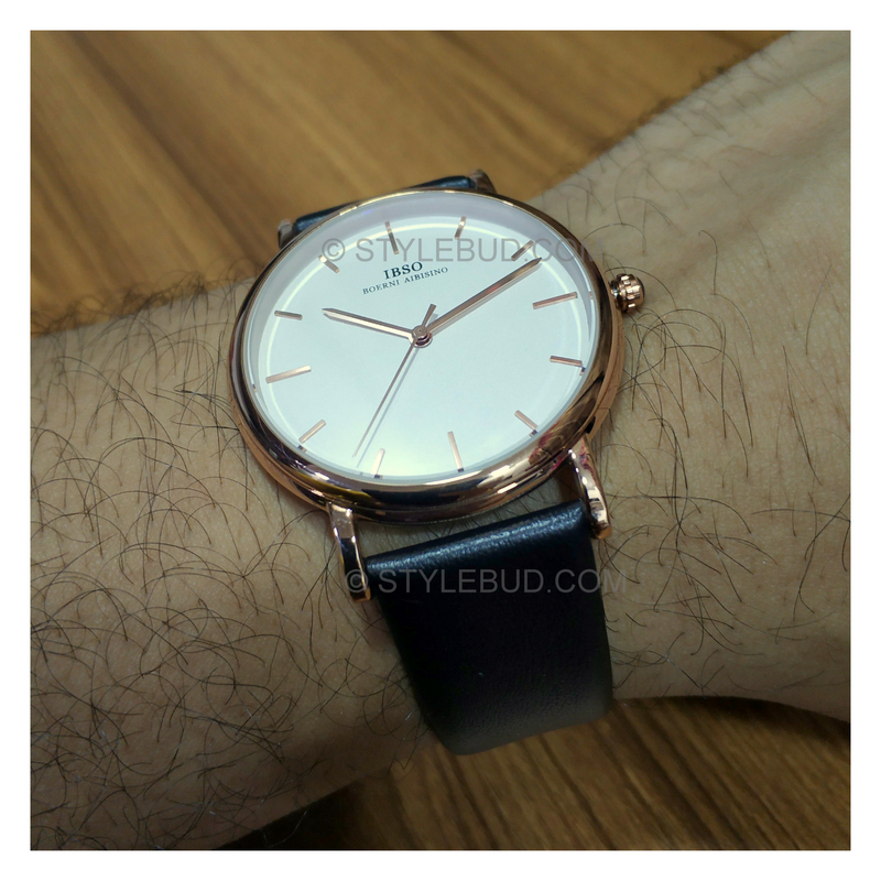 WW0329 IBSO Slim Leather Belt Watch S8200G