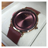 WW1091 IBSO Slim Leather Belt Watch S8160G