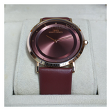 WW1091 IBSO Slim Leather Belt Watch S8160G