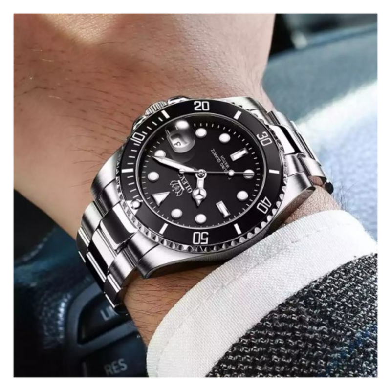 WW1388 Olevs 5885G  Silver Black