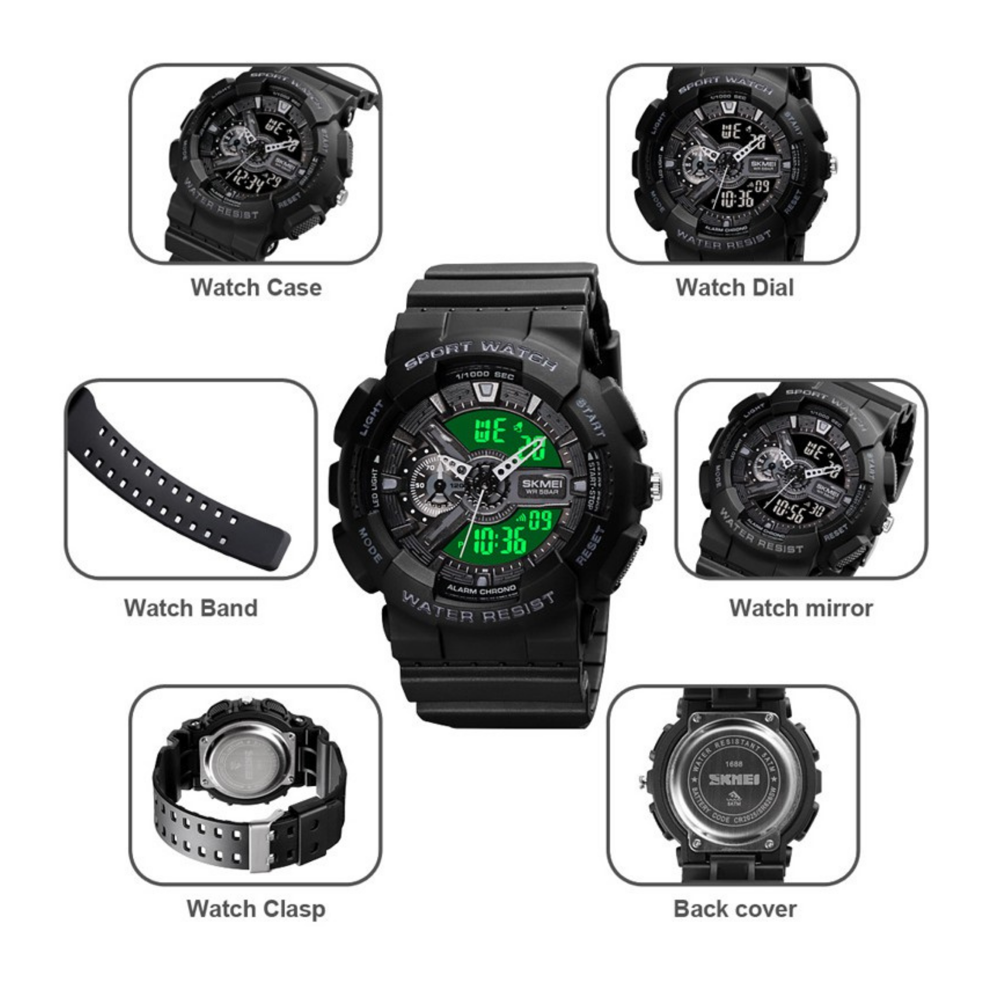 WW1520 SKMEI 1688 Watch