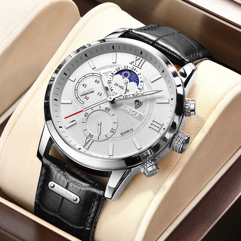 Lige Chronograph Stainless Steel Belt Watch 8932 Bangladesh STYLEBUD.COM