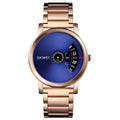 WW1847 Skmei Creative Rose Gold Chain Watch 1260