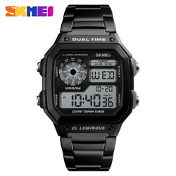 Skmei black chain watch cheap