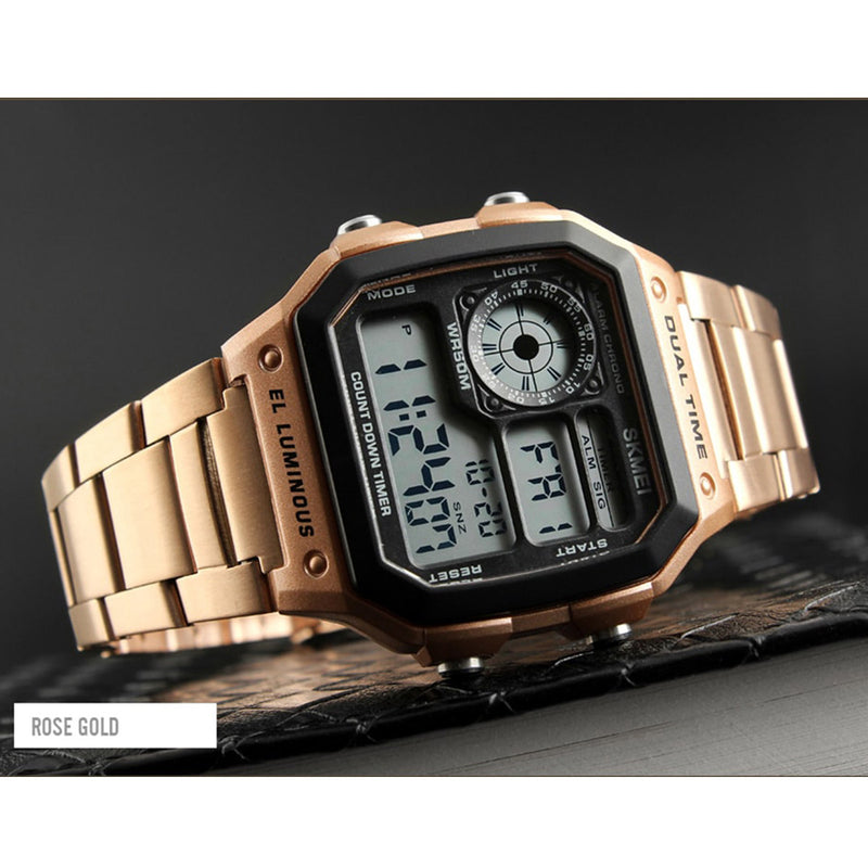 Skmei Dual Time Digital Chain Watch 1335 Price in Bangladesh