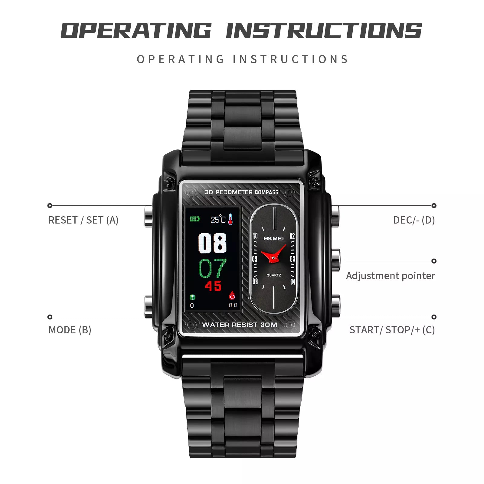 WW1864 Skmei 1802 Watch