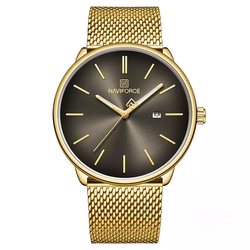 WW1158 Naviforce Date Mesh Chain Watch NF3012G